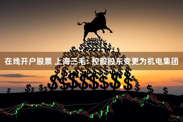 在线开户股票 上海三毛: 控股股东变更为机电集团